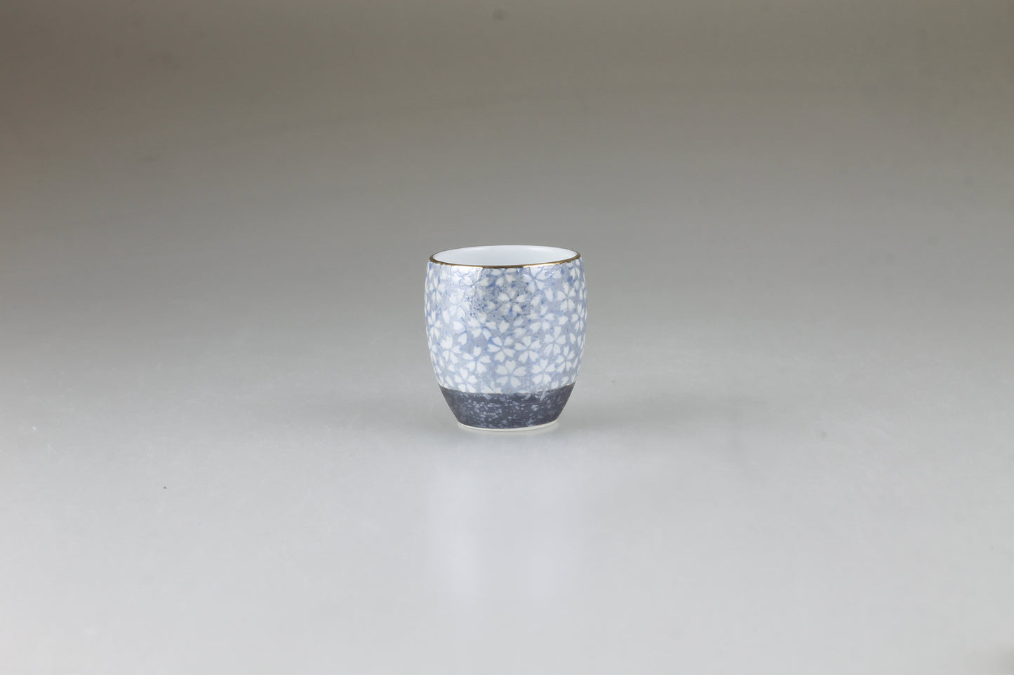 0566【風舞花】桜小紋（ブルー）・茶湯器